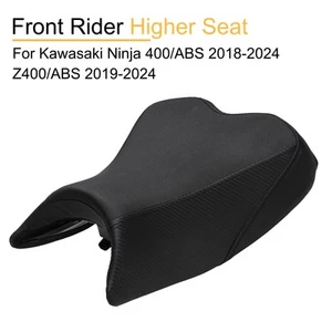 Front Rider Higher Seat For Kawasaki Ninja 400/ABS Z400/ABS Driver Seat Cushion - Foto 1 di 13