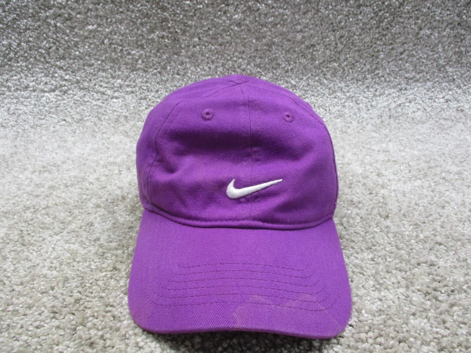 Gorra Nike Gorra Correa Trasera Púrpura Heritage 86 Bordada Swoosh Béisbol Niño Pequeño Foto 1 de 4
