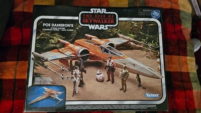 Star Wars Colección Vintage Poe Dameron's X-Wing Fighter - Incluye Figuras Foto 1 de 3