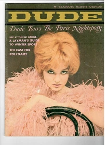 DUDE Men's Magazine Mar. 1964 History Of Corsets, Paris Figure Models, More.... - Imagen 1 de 3