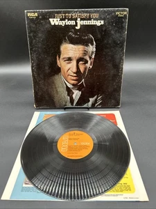 WAYLON JENNINGS - JUST TO SATISFY YOU LP 1969 RCA LSP4137 Chet Atkins - Picture 1 of 3