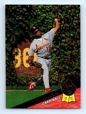1993 Leaf Ray Lankford St. Louis Cardinals #297 - Image 1 of 2