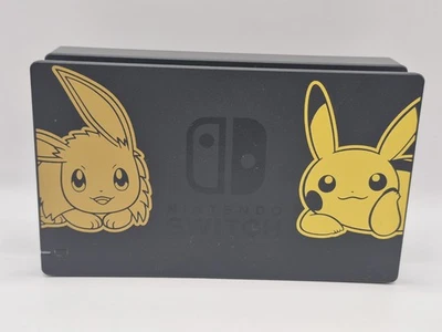 Nintendo Switch Genuine Charging Dock Pokemon Let's Go Pikachu Eevee Edition - Image 1 of 4