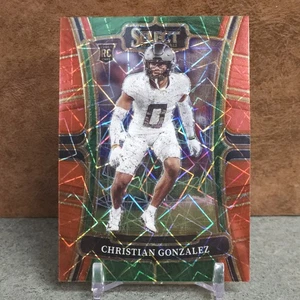 2023 Panini Select Draft Picks #15 Christian Gonzalez Rookie RC Red Lazer Prizm - Picture 1 of 2