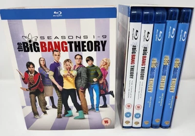The Big Bang Theory Season 1-9 Set Blu-ray, 2016 Region Free CLEANED & TESTED - Image 1 of 4