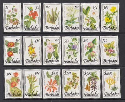 Barbados: Plantas silvestres, como nuevas, 1989-91 Foto 1 de 2