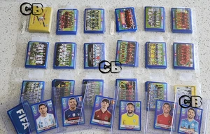 🔵 2022 Panini FIFA World Cup Qatar Blue Parallel Complete Set + Softcover Album - Picture 1 of 1