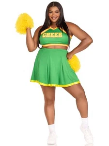 Leg Avenue Cheerleader Unisex Adult Sized Costumes Multi Medium-Large US - Picture 1 of 4