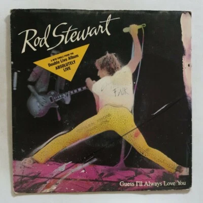 ROD STEWART - 'Guess I'll Always Love You' 7" Vinyl Single Record 1982 - Image 1 of 4