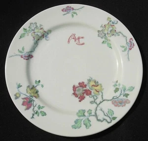 Plato de cena floral Mayer China AC 1930-50 años 1930-50 - Imagen 1 de 6