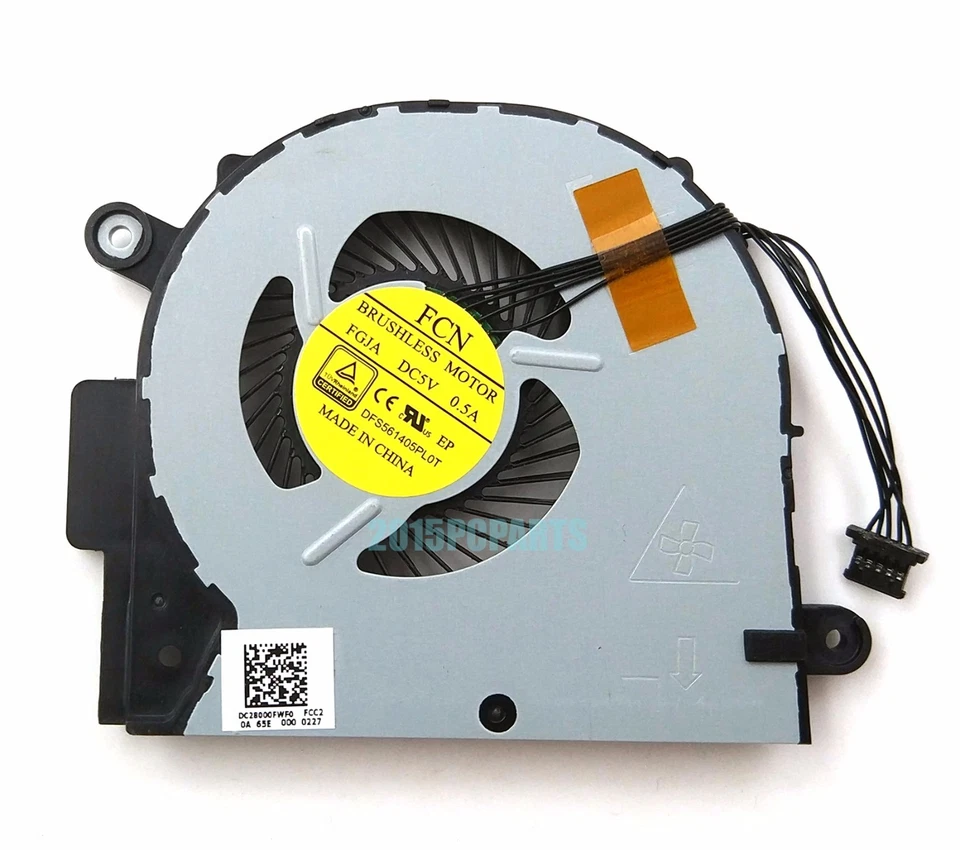 New Lenovo erazer Z51-70 Y50C V4000 Z41-70 CPU cooling fan FCN FGJA DC5V 0.5A - Image 1 of 2