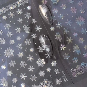 Nail Accessories Christmas Diamond Nail Decal Xmas Nail Decoration Nail Salon - Picture 1 of 28
