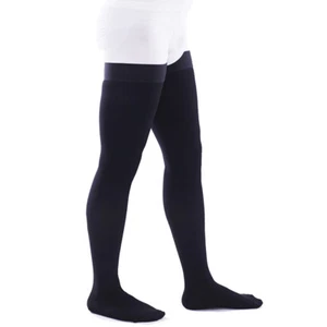 23-32mmHg Compression Stockings Thigh High Men Women Support Socks Travel Flight - Picture 1 of 12