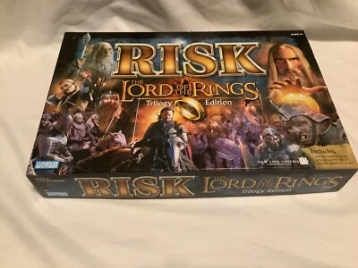 2002 Risk Lord of the Rings Board Game Middle Earth Conquest Complete with Ring - Image 1 of 4