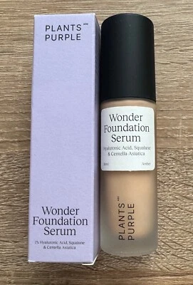 Plants are Purple WonderFoundation Serum AMBER 30ml NEU & OVP + Perfecting Brush
