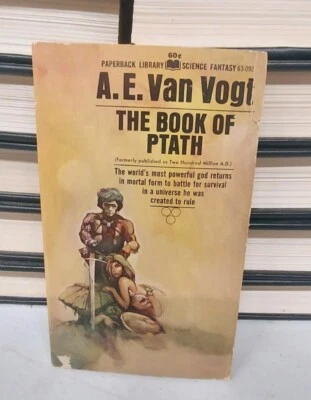 The Book of Ptath by A.E. Van Vogt Paperback Library 1969 pb - Image 1 of 4