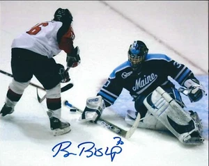 Signed  8x10 BEN BISHOP University of Maine Autographed Photo - COA - Picture 1 of 1