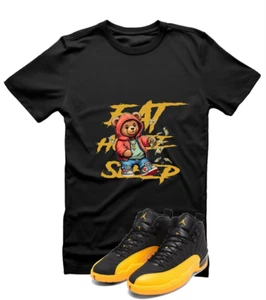 Gildan Shirt Mens Large Black Short Sleeve Eat Sleep Hustle Dollar Bear Graphic - Picture 1 of 1