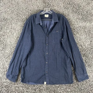 Vans blu maniche lunghe con bottoni uomo XL blu - Foto 1 di 9