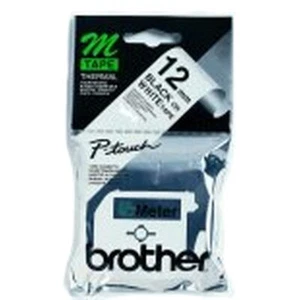Tape 12MM 8M White/Black Ink MK231BZ by Brother - Photo 1/8