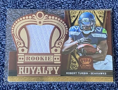2012 Crown Royale Rookie Royalty Materials Bronze Retail #27 Robert Turbin - Image 1 of 3