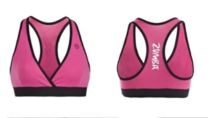 Zumba Flash V Bra ~ Berry Pink ~ size XS, Small, XL ~ New! Free Ship - Picture 1 of 1