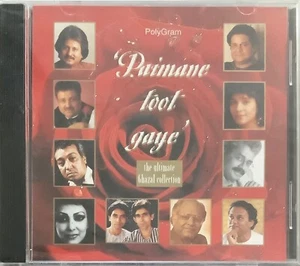 Paimane Toot Gaye The Ultimate Ghazal Collection - RARE Hindi Ghazal CD - Imagen 1 de 2