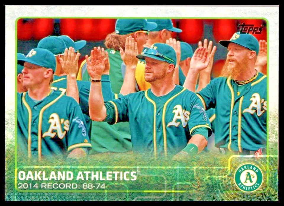 2015 TOPPS #33 OAKLAND ATHLETICS/TC - Image 1 of 2