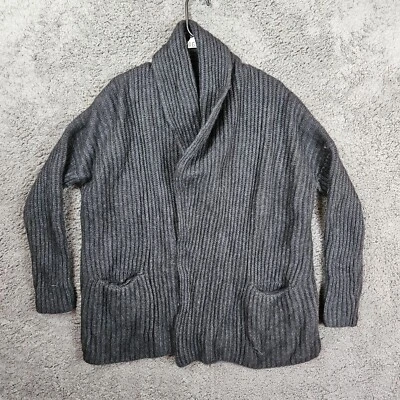 Cárdigan abierto gris VINCE para mujer talla XS lana yak alpaca cachemir Foto 1 de 4