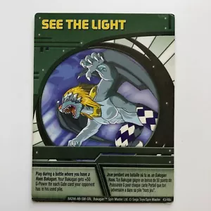 BAKUGAN Battle Brawler "VEDI LA LUCE" 2008 Scheda abilità BA286-AB-SM-GBL 43/48c - Foto 1 di 8