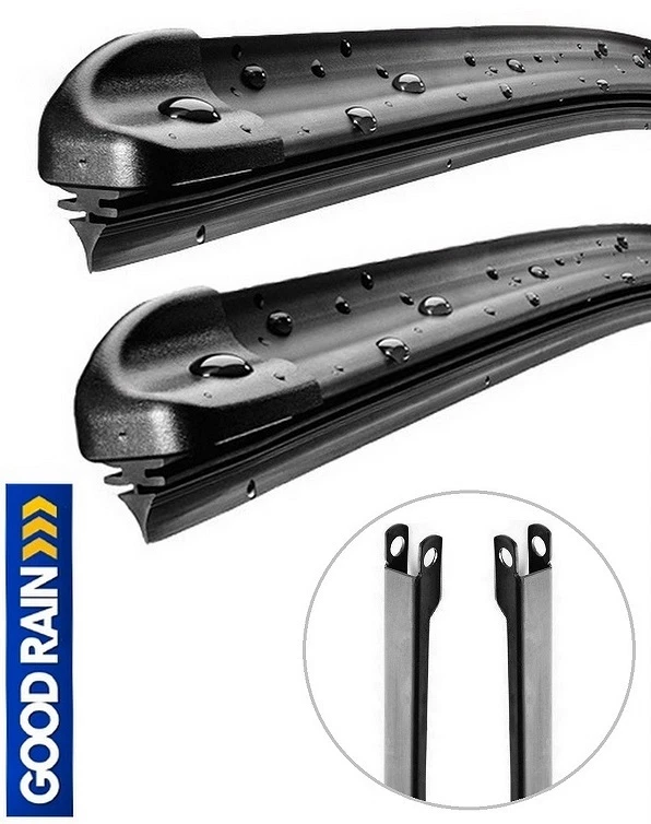 NOUVEAU 2 BALAIS D'ESSUIE GLACE BMW SERIE 5 Type E39 1995-2004 AERO FLAT HIT! - Photo 1/1