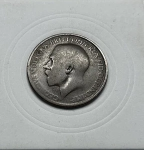 1916 🇬🇧 Great Britain Half Penny King George V 1/2 Cent Coin KM# 809 (GH11) - Picture 1 of 2