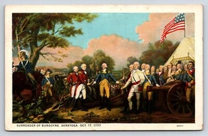 Postcard Surrender of Burgoyne, Painting in Rotunda of Capital Washington D.C. - Picture 1 of 2