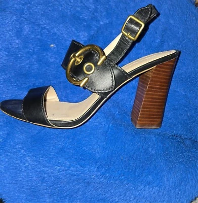Zapatos de tacón Coach talla 10 punta abierta. Perfecto para bodas, salir. Foto 1 de 4