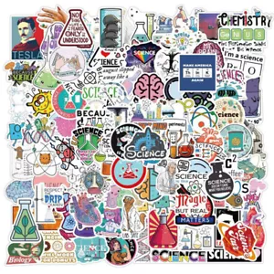 100Pcs Science Chemistry Laboratory Sticker for Laptop Phone Skateboard Suitc-gn - Picture 1 of 11