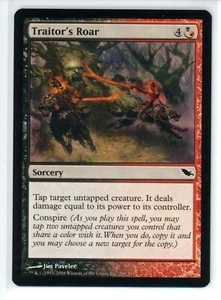 TRAITOR'S ROAR Shadowmoor #200 SHM(LP)(MTG) - Picture 1 of 1