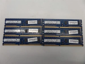 Lot Of 6-Hynix HMT325U6EFR8C-PB 2GB PC3-12800 DDR3-1600 Desktop Memory - Picture 1 of 4