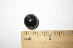 12mm PIEDRA NUUMMITA REDONDA PULIDA CUENTAS PERFORADAS MINERALES GROENLANDIA ~ 3.2 gramos *2 - Imagen 1 de 20