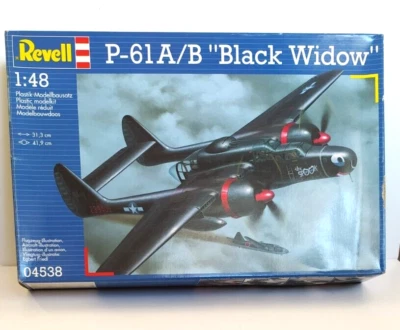 REVELL USATO 1:48 KIT AEREO P-61 A/B BLACK WIDOW  LUNGHEZZA 31,3 cm    ART 04538 - Immagine 1 di 3
