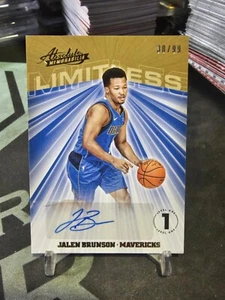 2018-19 Panini Absolute Jalen Brunson Limitless RC Autograph LS-JBR Level 1 RC! - Picture 1 of 2