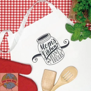 Embroidery Kit ~ Dimensions Mom's Kitchen, Mom's Rules APRON #72-74128 - Picture 1 of 2