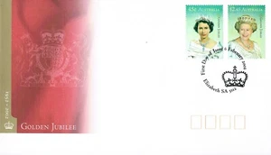 GOLDEN JUBILEE 1952-2002 FIRST DAY COVER DATED 2002 - Picture 1 of 1