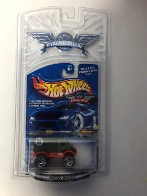 Hot Wheels 2001 Final Run Mercedes-Benz Unimog Green Orange Diecast #1 of 12 NEW - Image 1 of 4