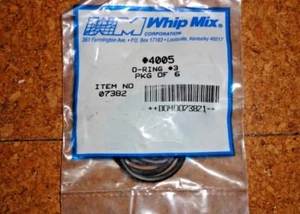 Whip mix #4005 O-Ring #3 Package of six D26 - Picture 1 of 2