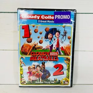 Cloudy with a Chance of Meatballs 1 & 2 (DVD,2015,Widescreen)Factory Sealed - Picture 1 of 2