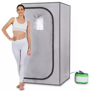 Serenelife Portable Steam Home Sauna- 1600 W Home Detox Spa Steam Therapy Heated - Picture 1 of 7