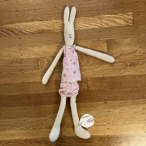Maileg Bunny Rabbit Doll With Pink Pajamas 21” Girl Easter - Picture 1 of 8