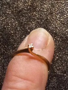14k L&L Single Diamond - Picture 1 of 5