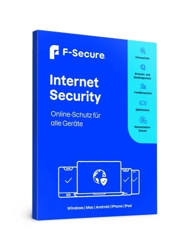 F-Secure Internet Security 2025 (ehemals Safe), 10 Geräte - 2 Jahre - Bild 1 von 1