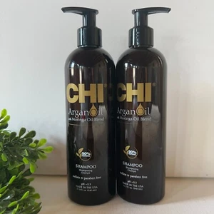 2 Pack Chi Argan Oil with Moringa Oil Blend Shampoo 11.5 Fl Oz - Picture 1 of 2